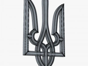 Ukraine State Emblem M 7 3D Model