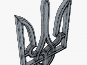 Ukraine State Emblem M 7 Modelo 3D