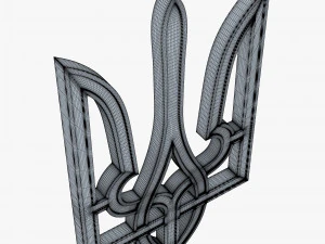 Ukraine State Emblem M 7 3D Model