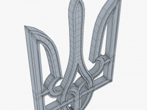 Ukraine State Emblem M 7 Modelo 3D