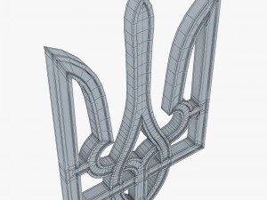 Ukraine State Emblem M 7 3D Model