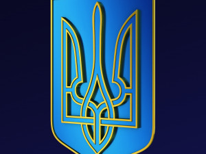 Ukraine State Emblem M 8 Modelo 3D