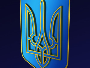 Ukraine State Emblem M 8 Modelo 3D