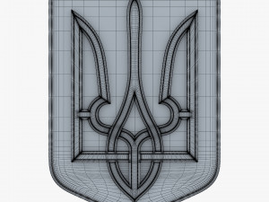 Ukraine State Emblem M 8 Modelo 3D