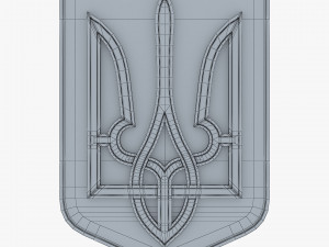 Ukraine State Emblem M 8 Modelo 3D