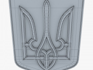 Ukraine State Emblem M 8 Modelo 3D