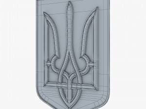 Ukraine State Emblem M 8 Modelo 3D
