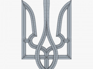 Ukraine State Emblem M 9 Modelo 3D