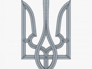 Ukraine State Emblem M 9 3D Model
