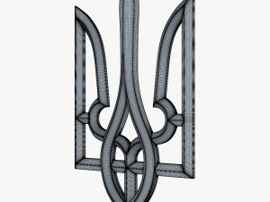 Ukraine State Emblem M 9 Modelo 3D