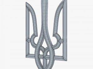 Ukraine State Emblem M 9 3D Model