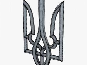 Ukraine State Emblem M 9 Modelo 3D