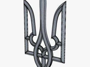 Ukraine State Emblem M 9 3D Model