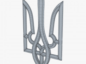Ukraine State Emblem M 9 Modelo 3D