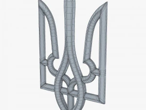 Ukraine State Emblem M 9 3D Model
