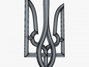 Ukraine State Emblem M 9 Modelo 3D