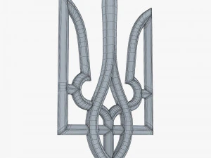 Ukraine State Emblem M 9 3D Model