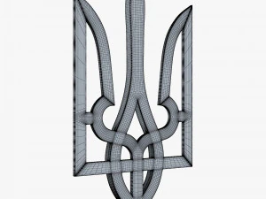 Ukraine State Emblem M 9 3D Model