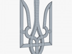 Ukraine State Emblem M 9 Modelo 3D