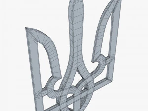 Ukraine State Emblem M 9 3D Model
