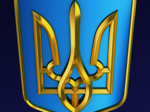 Ukraine State Emblem M 10 3D Model