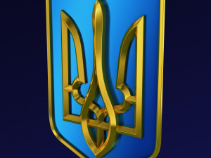 Ukraine State Emblem M 10 3D Model