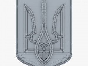 Ukraine State Emblem M 10 3D Model