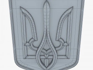 Ukraine State Emblem M 10 3D Model