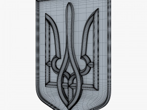 Ukraine State Emblem M 10 3D Model