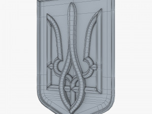 Ukraine State Emblem M 10 3D Model