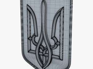 Ukraine State Emblem M 10 3D Model