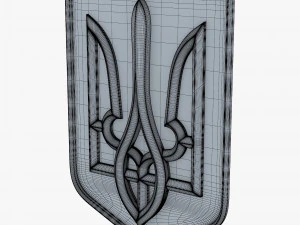 Ukraine State Emblem M 10 3D Model