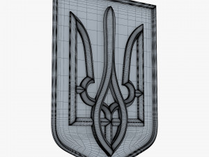 Ukraine State Emblem M 10 3D Model