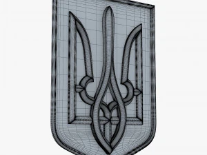 Ukraine State Emblem M 10 3D Model