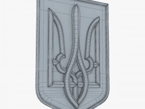 Ukraine State Emblem M 10 3D Model
