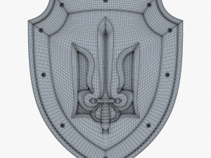 Coat of Arms of Ukraine M 2 3D मॉडल