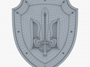 Coat of Arms of Ukraine M 2 3D मॉडल