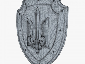 Coat of Arms of Ukraine M 2 3D मॉडल
