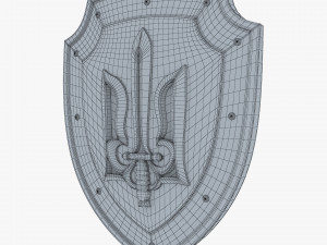 Coat of Arms of Ukraine M 2 3D मॉडल