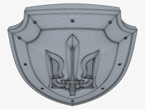 Coat of Arms of Ukraine M 2 3D मॉडल