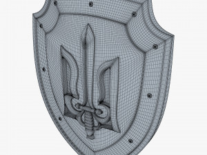 Coat of Arms of Ukraine M 2 3D मॉडल