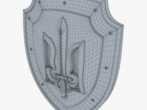 Coat of Arms of Ukraine M 2 3D मॉडल