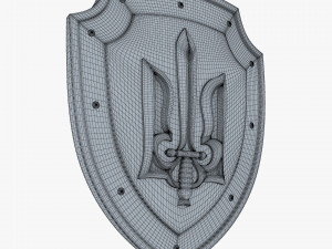 Coat of Arms of Ukraine M 2 3D मॉडल