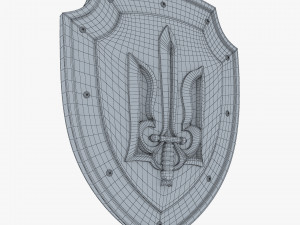 Coat of Arms of Ukraine M 2 3D मॉडल