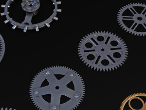 Gears Set v 2 3D Model