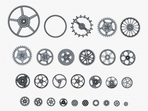 Gears Set v 2 3D Model