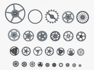 Gears Set v 2 3D Model