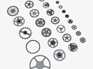 Gears Set v 2 3D Model