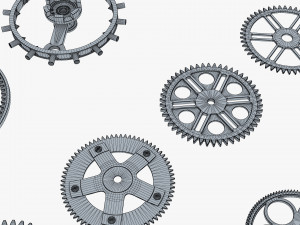 Gears Set v 2 3D Model