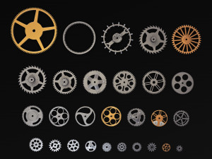 Gears Set v 3 3D 모델